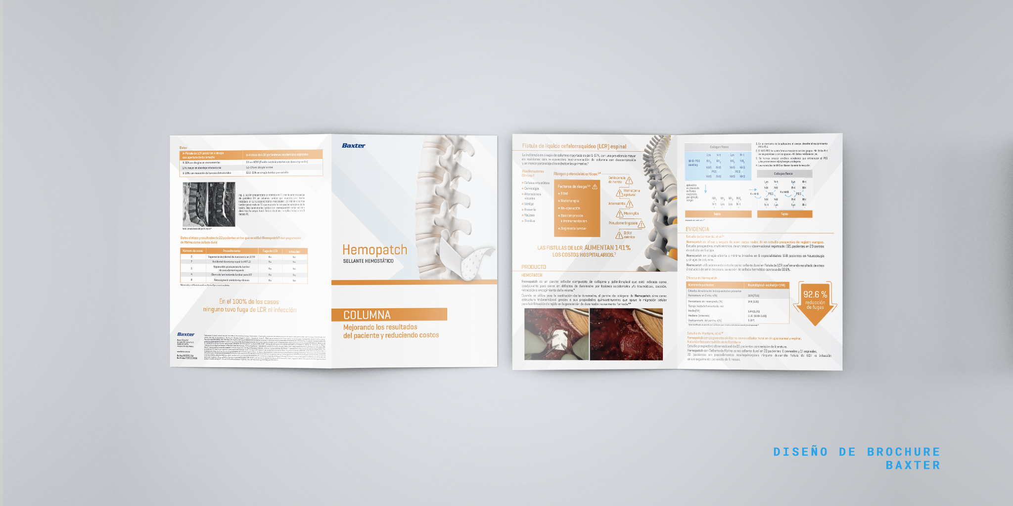 Baxter Diseño de Brochure Hemopath
