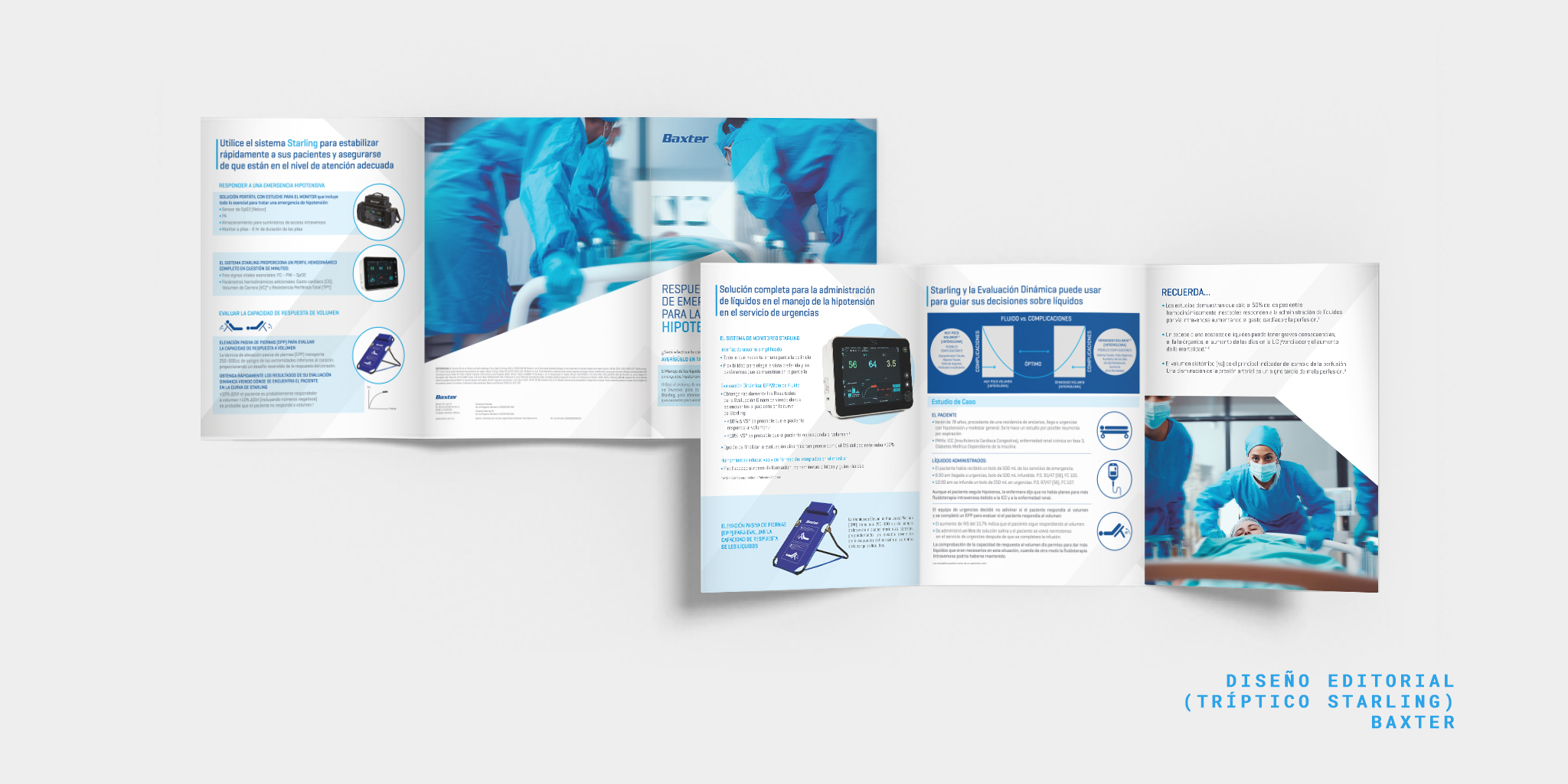 Baxter Diseño Editorial Triptico